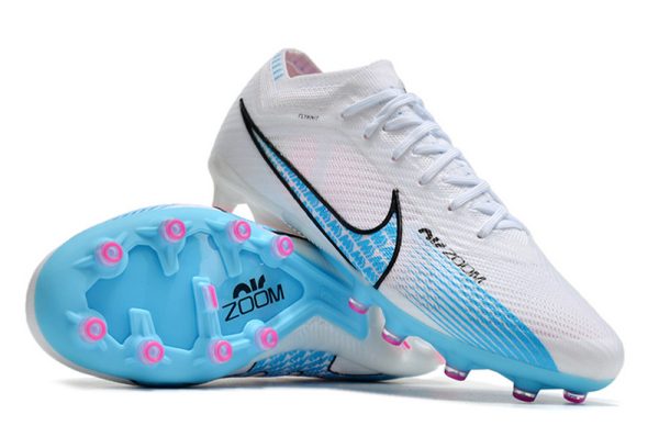 Botas de Fútbol Nike Air Zoom Mercurial Vapor XV Elite AG Blanco Azul