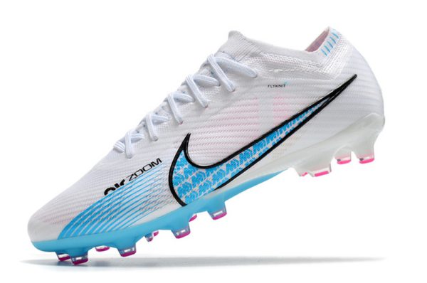 Botas de Fútbol Nike Air Zoom Mercurial Vapor XV Elite AG Blanco Azul