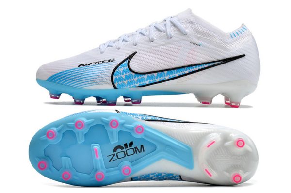 Botas de Fútbol Nike Air Zoom Mercurial Vapor XV Elite AG Blanco Azul