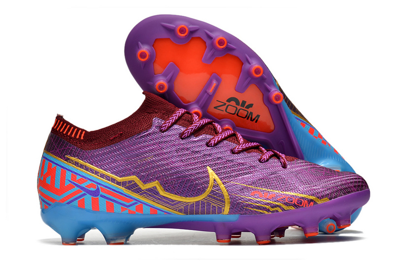 Botas de Fútbol Nike Air Zoom Mercurial Vapor XV Elite AG Morado oscuro