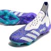 Botas de Fútbol Adidas Predator FREAK + FG Morado Blanco