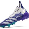 Botas de Fútbol Adidas Predator FREAK + FG Morado Blanco