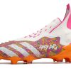 Botas de Fútbol Adidas Predator FREAK + FG Naranja Blanco Morado