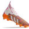 Botas de Fútbol Adidas Predator FREAK + FG Naranja Blanco Morado