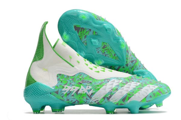 Botas de Fútbol Adidas Predator FREAK + FG Verde Blanco