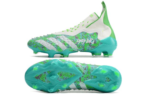 Botas de Fútbol Adidas Predator FREAK + FG Verde Blanco