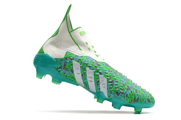 Botas de Fútbol Adidas Predator FREAK + FG Verde Blanco