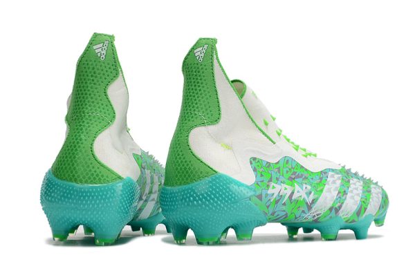 Botas de Fútbol Adidas Predator FREAK + FG Verde Blanco