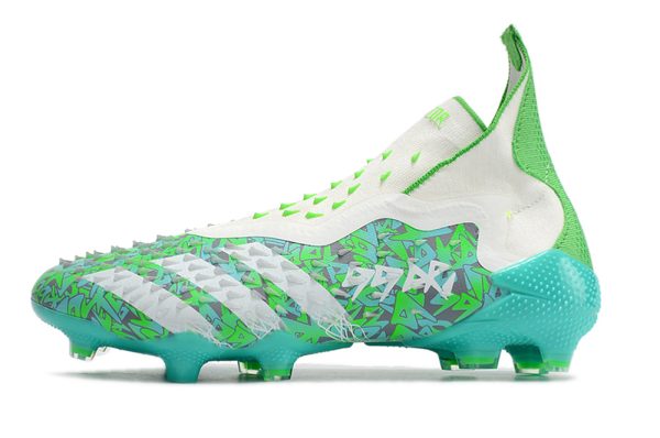 Botas de Fútbol Adidas Predator FREAK + FG Verde Blanco