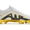 Botas de Fútbol Nike Air Zoom Mercurial Superfly IX Elite FG Blanco Dorado