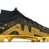 Botas de Fútbol Nike Air Zoom Mercurial Superfly IX Elite Negro Dorado