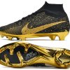 Botas de Fútbol Nike Air Zoom Mercurial Superfly IX Elite Negro Dorado