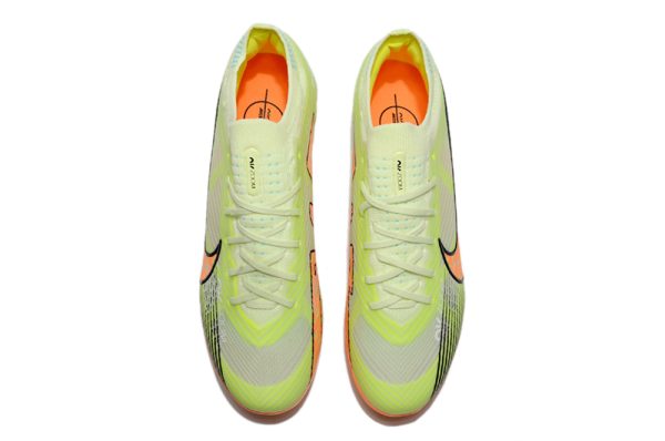 Botas de Fútbol Nike Air Zoom Mercurial Vapor XV Elite FG Verde Naranja