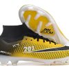 Botas de Fútbol Nike Air Zoom Mercurial Superfly IX Elite FG Amarillo Negro