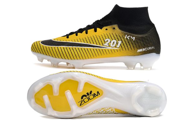 Botas de Fútbol Nike Air Zoom Mercurial Superfly IX Elite FG Amarillo Negro