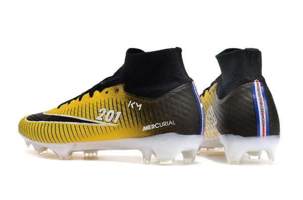 Botas de Fútbol Nike Air Zoom Mercurial Superfly IX Elite FG Amarillo Negro