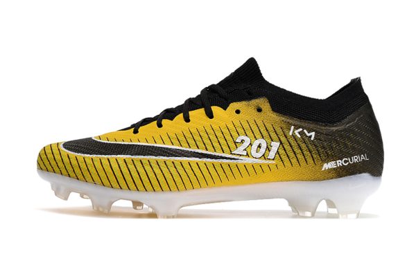 Botas de Fútbol Nike Air Zoom Mercurial Superfly IX Elite FG Hombres Amarillo Negro