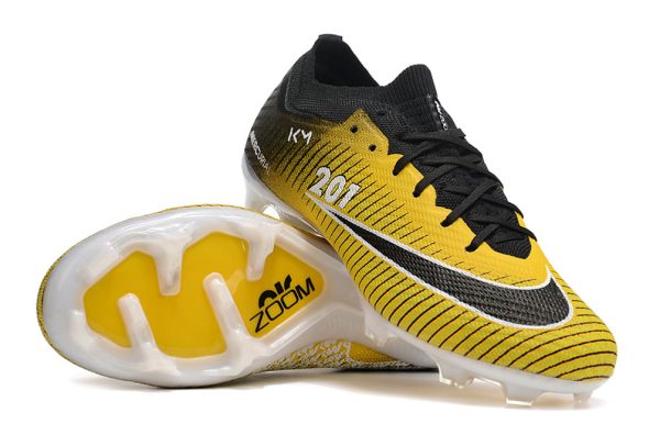 Botas de Fútbol Nike Air Zoom Mercurial Superfly IX Elite FG Hombres Amarillo Negro