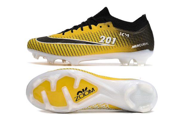 Botas de Fútbol Nike Air Zoom Mercurial Superfly IX Elite FG Hombres Amarillo Negro