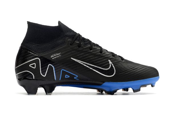 Botas de Fútbol Nike Zoom Vapor 15 Elite SE FG Hombres Negro Azul