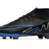 Botas de Fútbol Nike Zoom Vapor 15 Elite SE FG Hombres Negro Azul