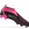 Botas de Fútbol Adidas PREDATOR ACCURACY+ FG Negro Rosa Blanco