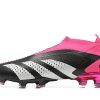 Botas de Fútbol Adidas PREDATOR ACCURACY+ FG Negro Rosa Blanco