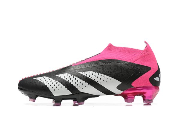 Botas de Fútbol Adidas PREDATOR ACCURACY+ FG Negro Rosa Blanco