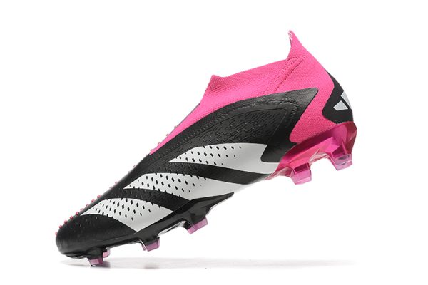 Botas de Fútbol Adidas PREDATOR ACCURACY+ FG Negro Rosa Blanco