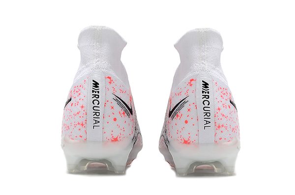 Botas de Fútbol Nike Air Zoom Mercurial Superfly IX Elite FG Blanco Rojo