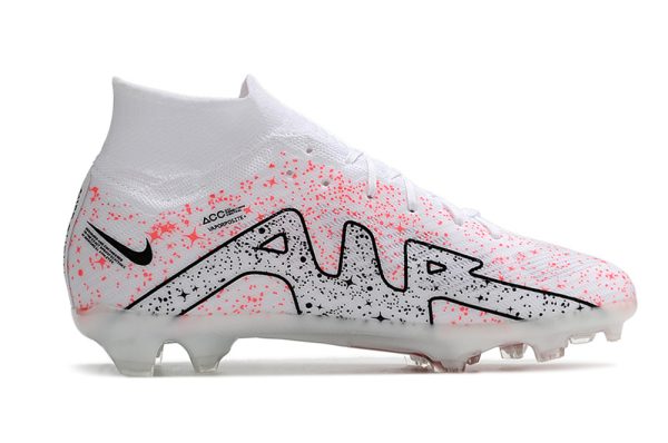 Botas de Fútbol Nike Air Zoom Mercurial Superfly IX Elite FG Blanco Rojo