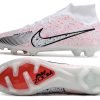 Botas de Fútbol Nike Air Zoom Mercurial Superfly IX Elite FG Blanco Rojo