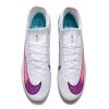 Botas de Fútbol Nike Air Zoom Mercurial Superfly IX Elite FG Hombres Blanco Rosa Púrpura