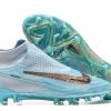 Botas de Fútbol Nike Phantom GX Elite FG Azul Blanco Dorado