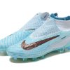 Botas de Fútbol Nike Phantom GX Elite FG Azul Blanco Dorado