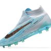 Botas de Fútbol Nike Phantom GX Elite FG Azul Blanco Dorado