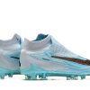 Botas de Fútbol Nike Phantom GX Elite FG Azul Blanco Dorado