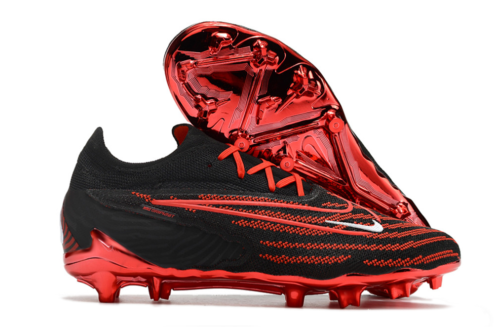 Botas de Fútbol Nike Phantom GX Elite FG Hombres Negro Rojo