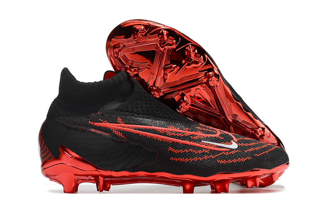 Botas de Fútbol Nike Phantom GX Elite FG Negro Rojo