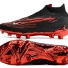 Botas de Fútbol Nike Phantom GX Elite FG Negro Rojo