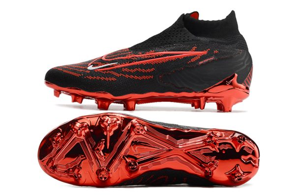 Botas de Fútbol Nike Phantom GX Elite FG Negro Rojo