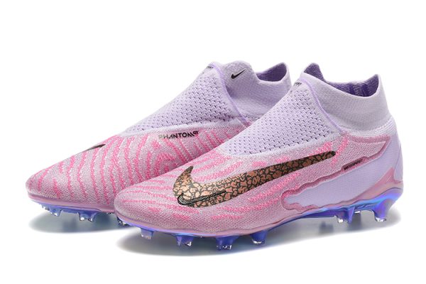 Botas de Fútbol Nike Phantom GX Elite FG Rosa Púrpura Oro