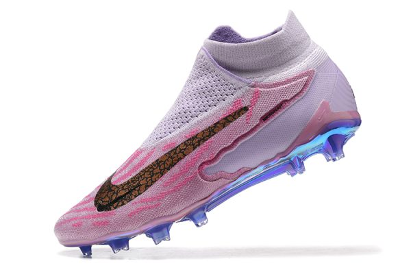 Botas de Fútbol Nike Phantom GX Elite FG Rosa Púrpura Oro