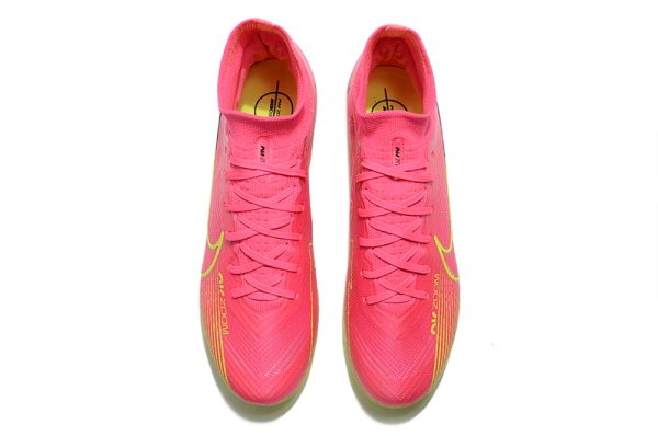 Botas de Fútbol Nike Zoom Vapor 15 Elite SE AG Rosa Verde