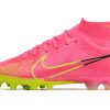 Botas de Fútbol Nike Zoom Vapor 15 Elite SE AG Rosa Verde