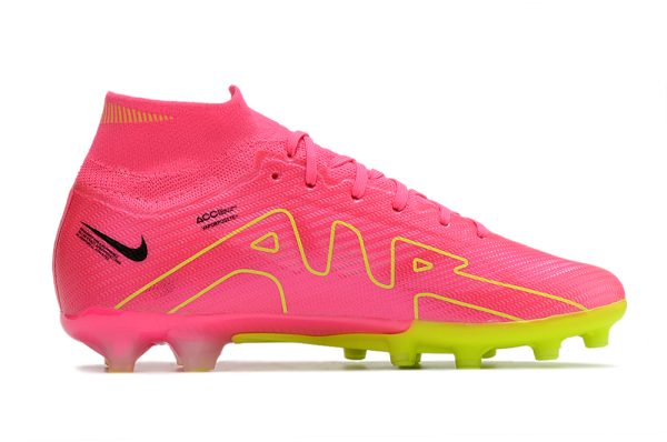 Botas de Fútbol Nike Zoom Vapor 15 Elite SE AG Rosa Verde