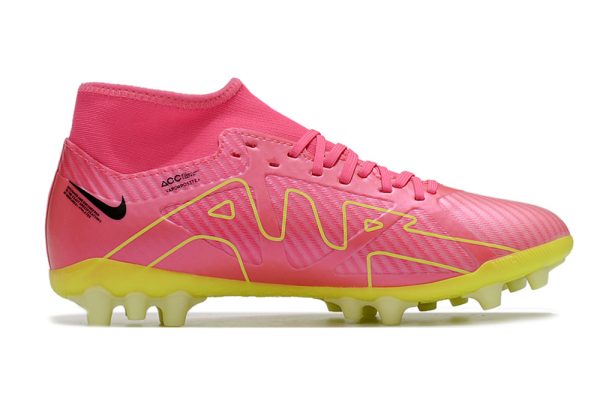 Botas de Fútbol Nike Air Zoom Mercurial Superfly IX Academy AG rosa verde