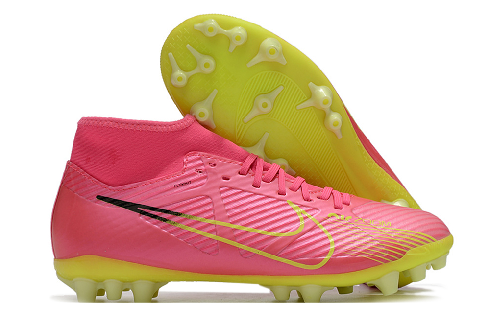 Botas de Fútbol Nike Air Zoom Mercurial Superfly IX Academy AG rosa verde