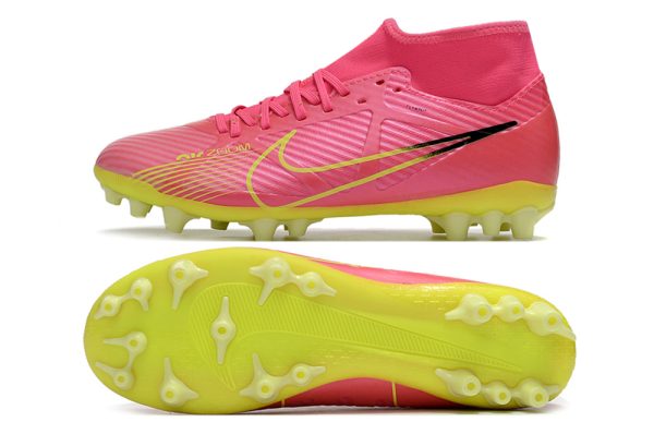 Botas de Fútbol Nike Air Zoom Mercurial Superfly IX Academy AG rosa verde