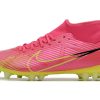 Botas de Fútbol Nike Air Zoom Mercurial Superfly IX Academy AG rosa verde